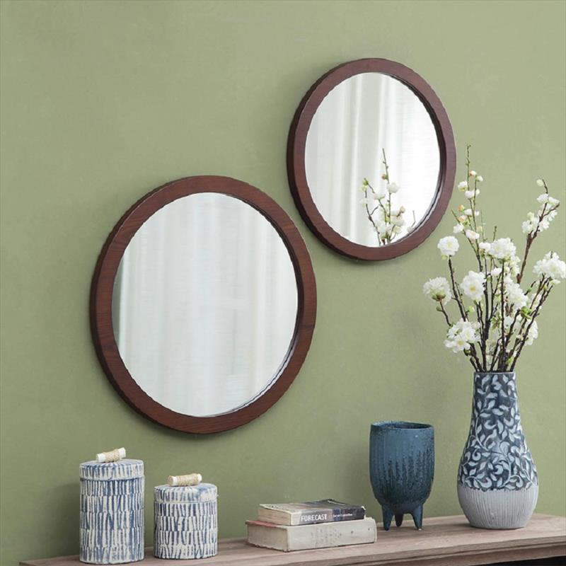 Wood Framed Wall Mirror